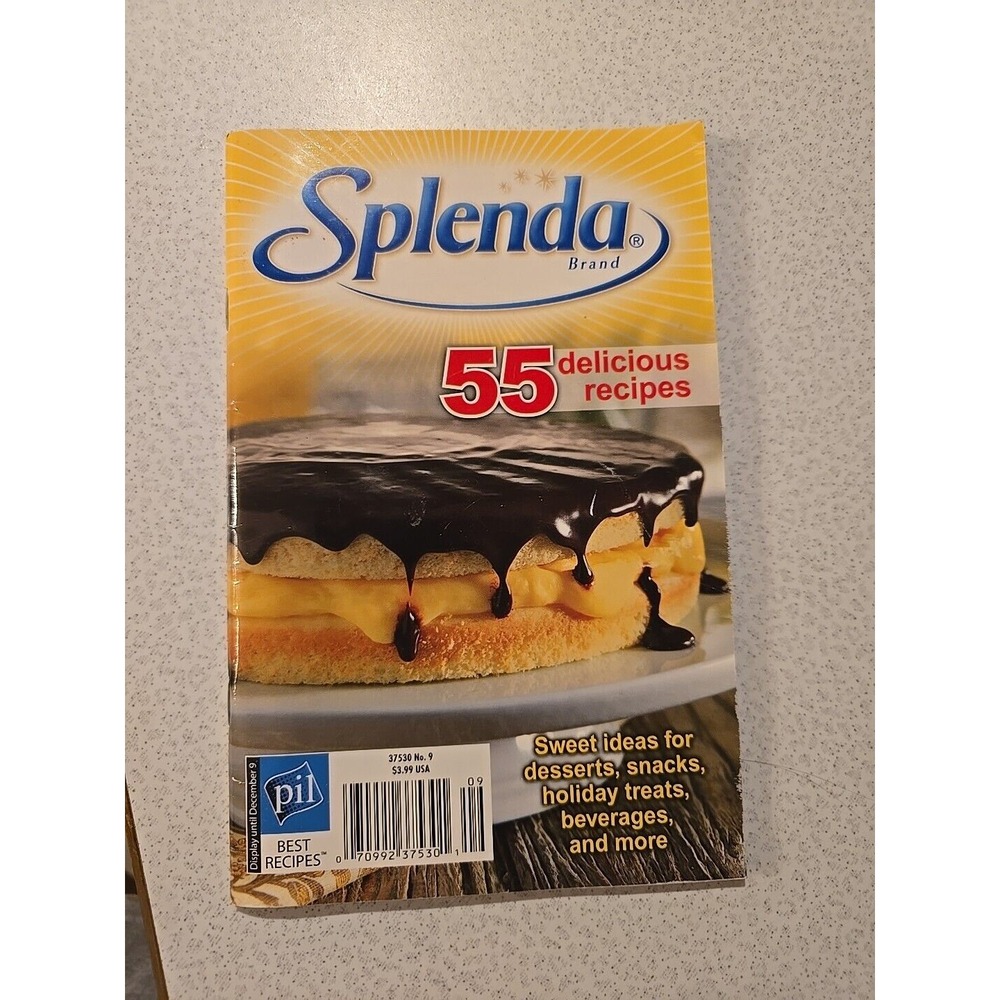 Splenda 55‎ Delicious Recipes Cookbook 2008 Sugar Free